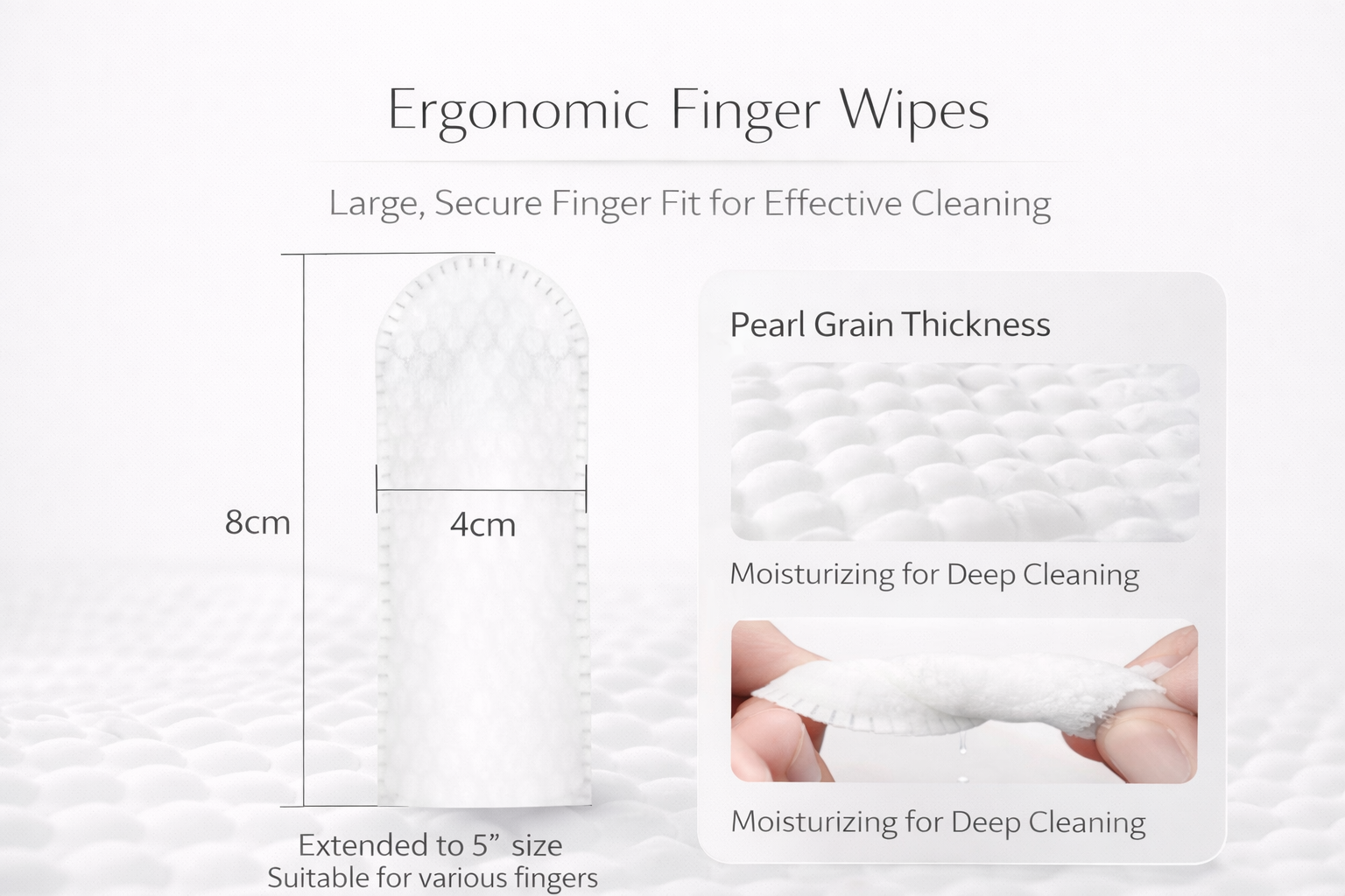 Coco Sniffs Disposable Dental Finger Wipes For Pets